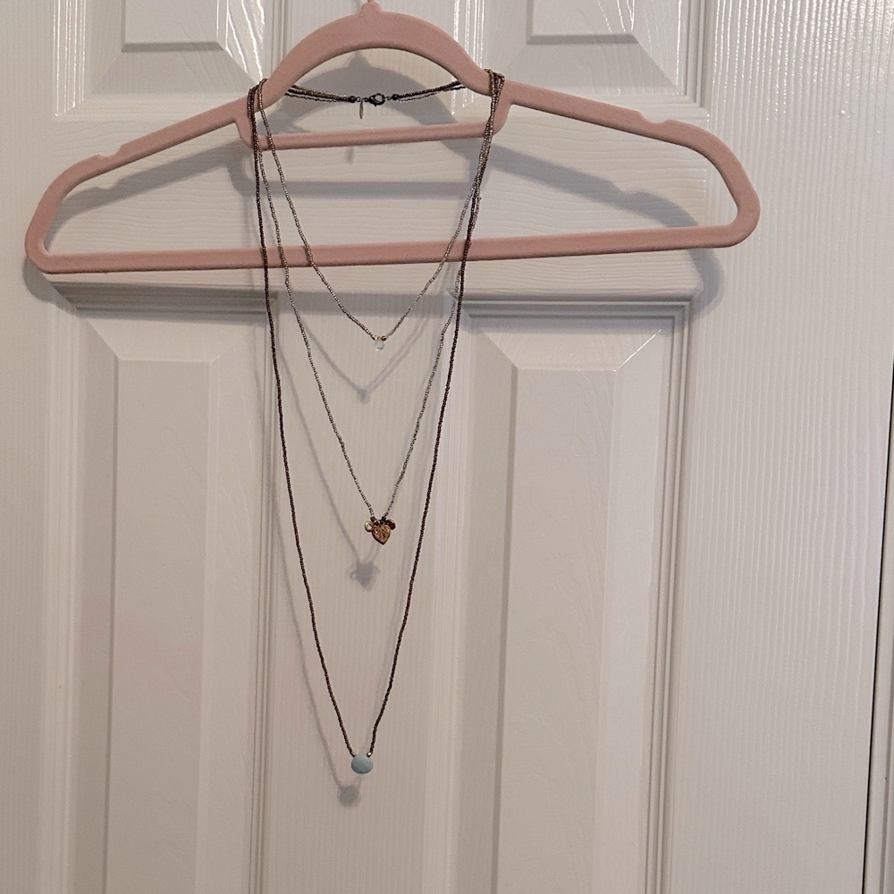 Express 3 tiered Layered Necklace